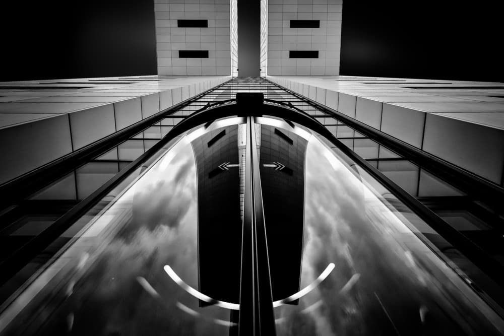 Modern Upward Architecture by Adam Dauria ☂ — canvas wall art