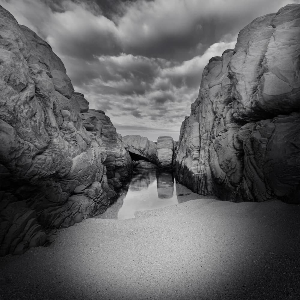 Moody Coastal Inlet by Ray Truter — canvas wall art