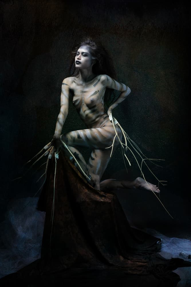 Ethereal Forest Woman by Hari Sulistiawan — canvas wall art