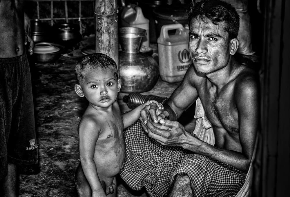 Father and Child Gaze by Joxe Inazio Kuesta Garmendia — canvas wall art