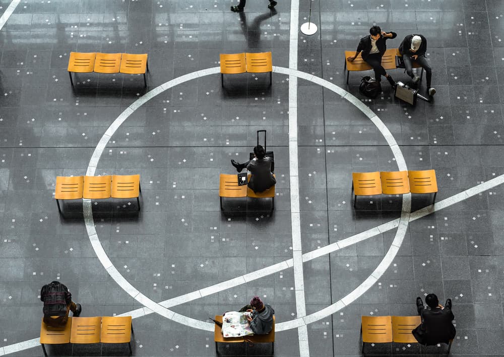 Modern Waiting Area by Tetsuya Hashimoto — canvas wall art