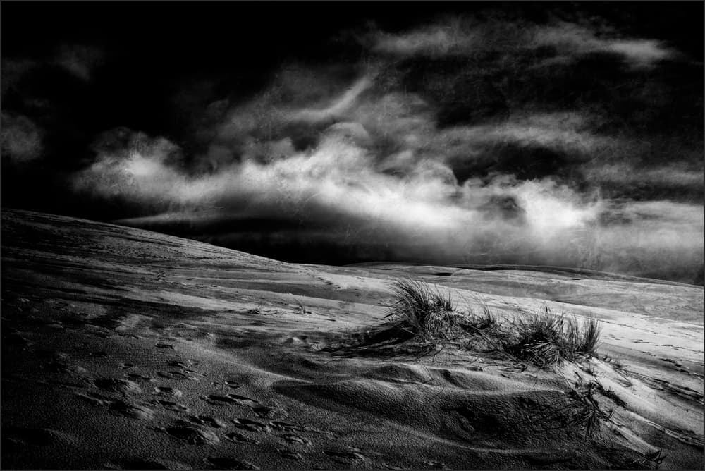 Dramatic Desert Clouds by Gilbert Claes — canvas wall art
