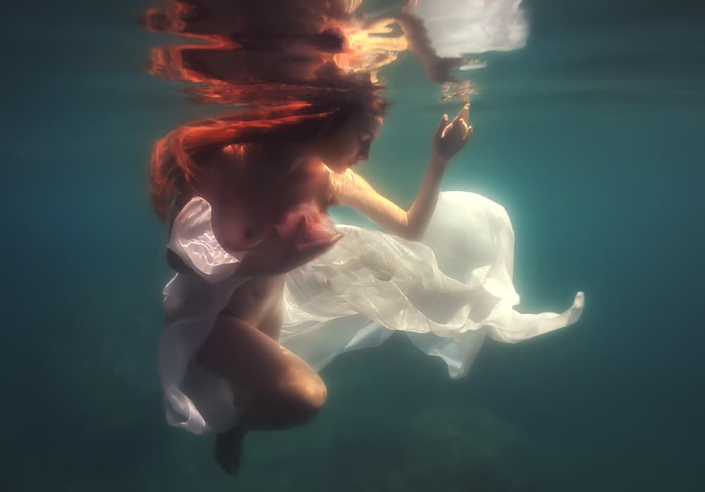 Ethereal Underwater Dream by Paolo Lazzarotti — canvas wall art