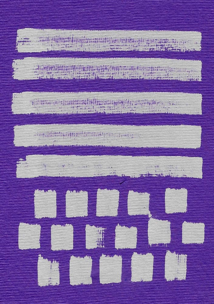 Purple Abstract Geometry by Santhosh ch — canvas wall art