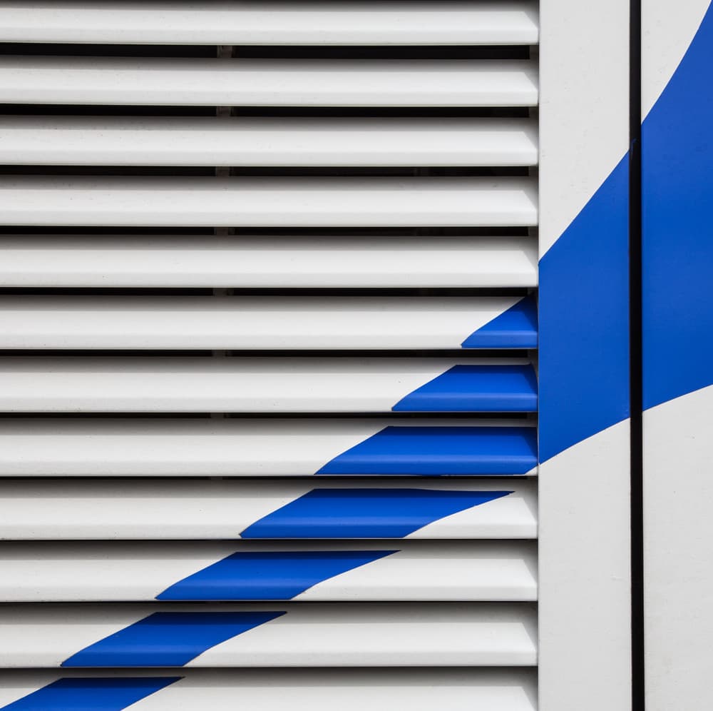 Crisp Blue Stripes by Harry Verschelden — canvas wall art