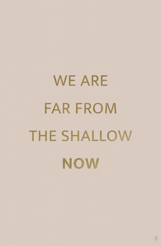 Deep Journey Quote by Anne-Marie Volfova — canvas wall art