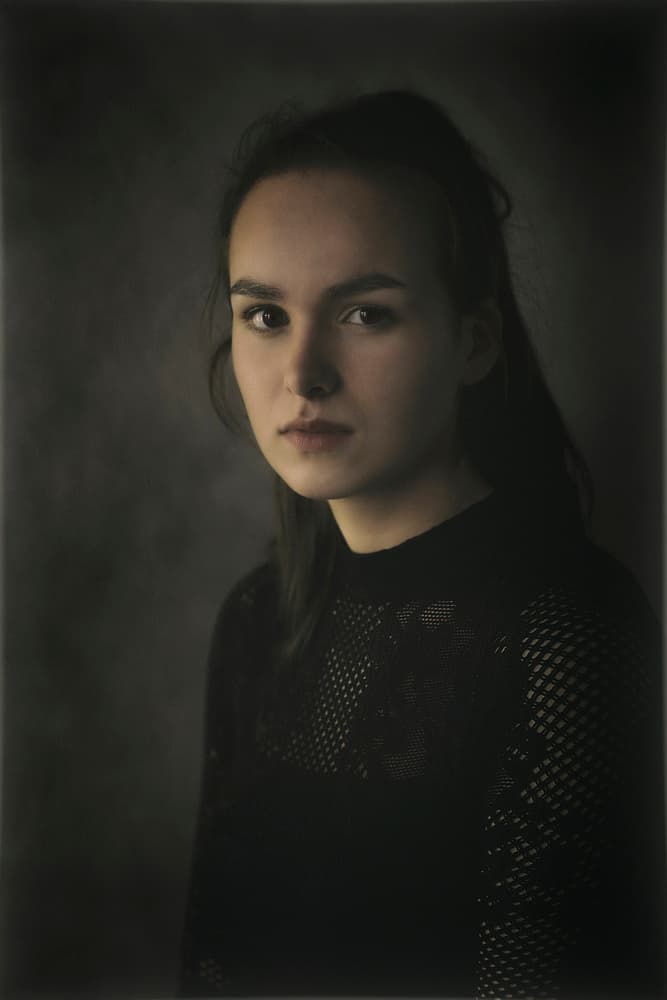 Pensive Young Woman by Jacob Tuinenga — canvas wall art