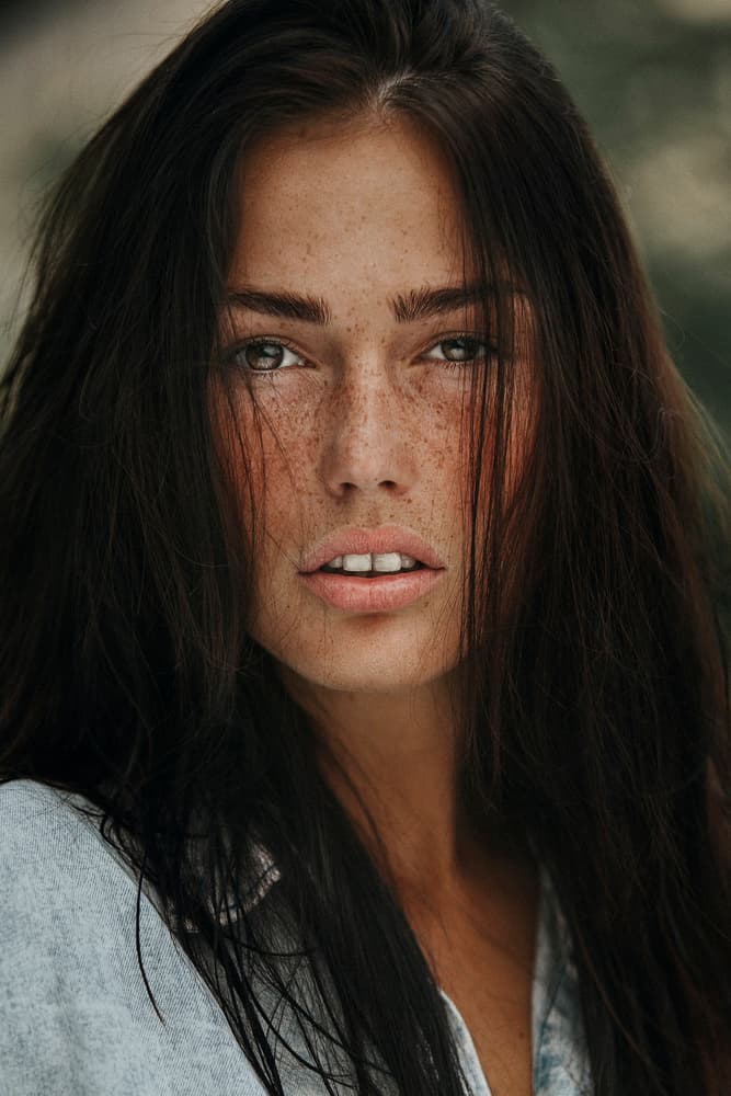 Natural Freckled Beauty by Martin Krystynek MQEP — canvas wall art