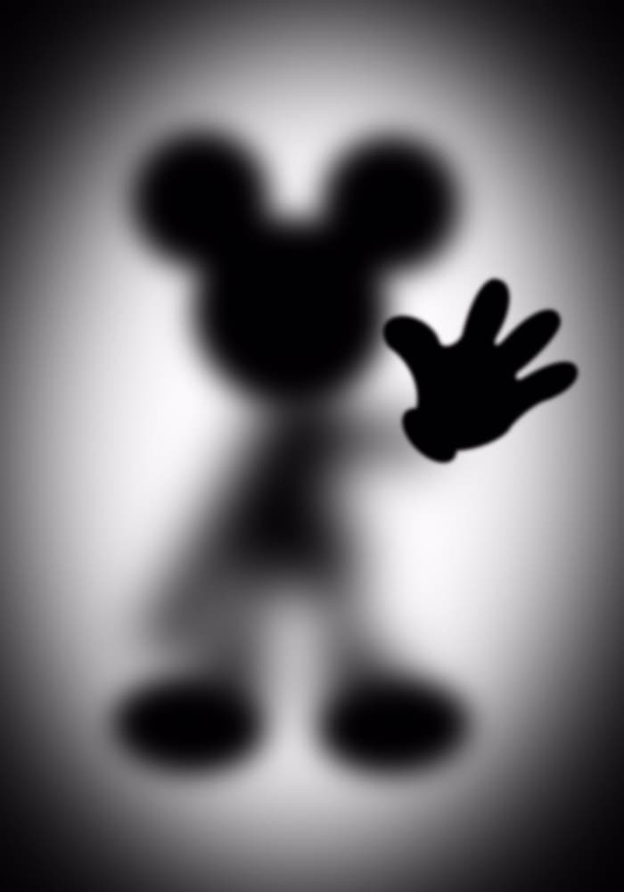 Eerie Cartoon Silhouette by Tomas Härstedt — canvas wall art