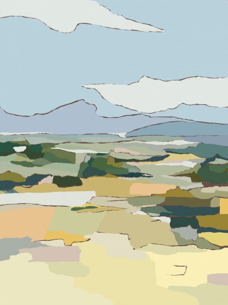 Pastureland by Nikita Jariwala — canvas wall art
