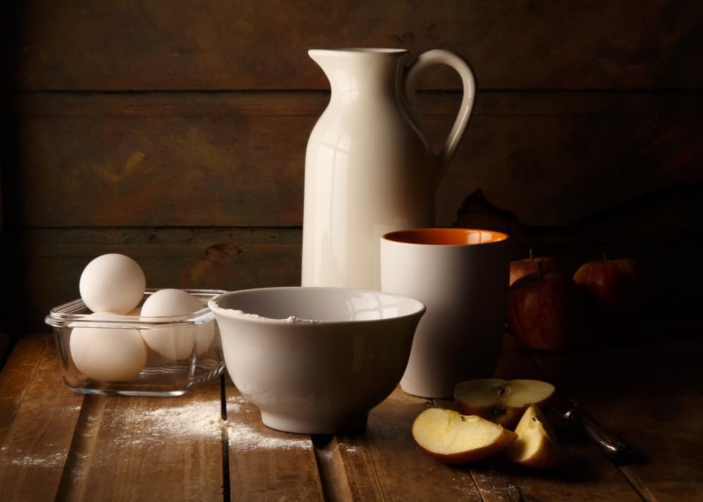 Rustic Baking Ingredients by Luiz Laercio — canvas wall art
