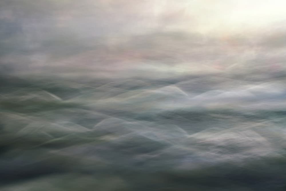 Dreamy Abstract Ocean by Christina Sillen — canvas wall art