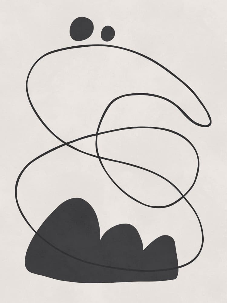 Abstract Organic Flow by Vitor Costa — canvas wall art