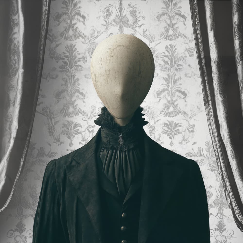 Faceless Victorian Figure by Sue Skellern — canvas wall art