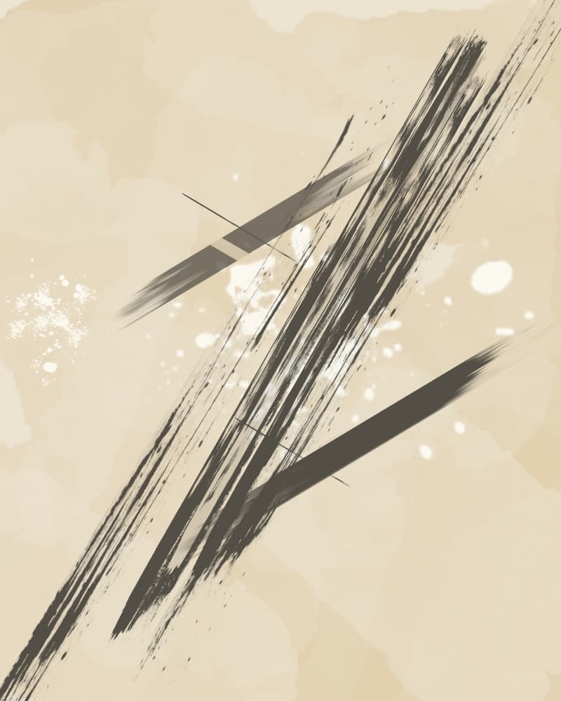 Abstract Grey Strokes by Sannel Larson — canvas wall art