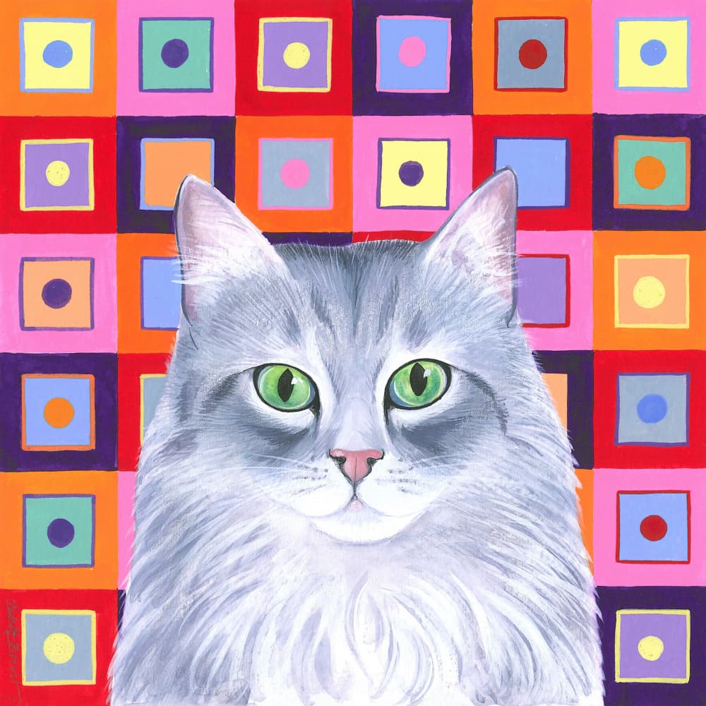 Modern Cat by Isabelle Brent — canvas wall art