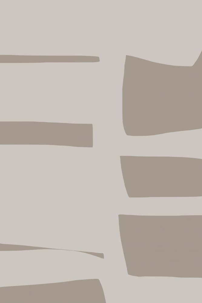 Soft Geometric Abstraction by Treechild — canvas wall art