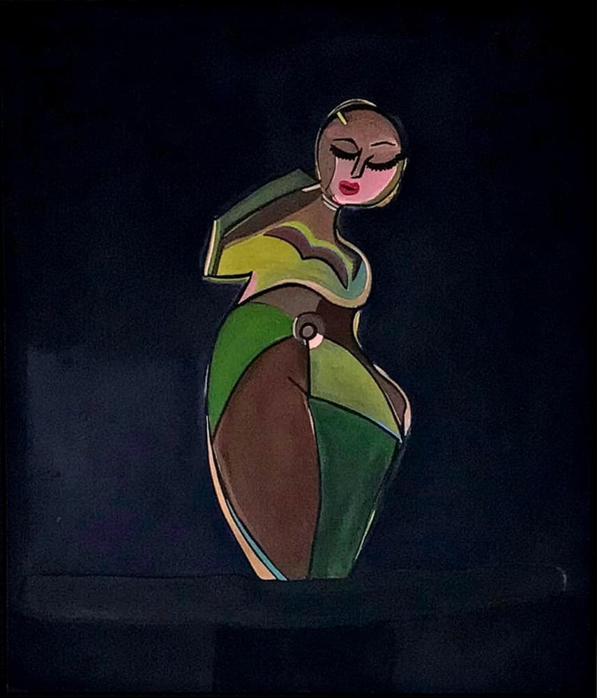 Statuette by Kristin Brin — canvas wall art