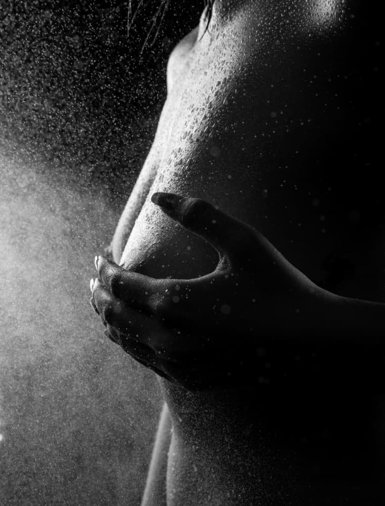 Hand On Wet Skin by Tran Van Truong — canvas wall art