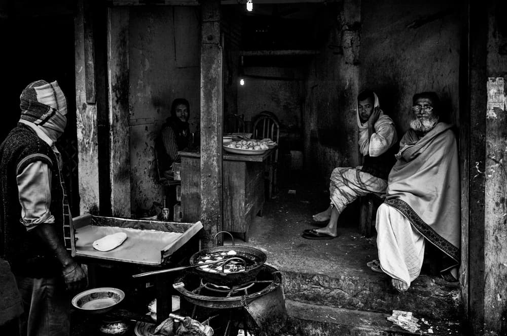 Street Vendor Life by Joxe Inazio Kuesta Garmendia — canvas wall art