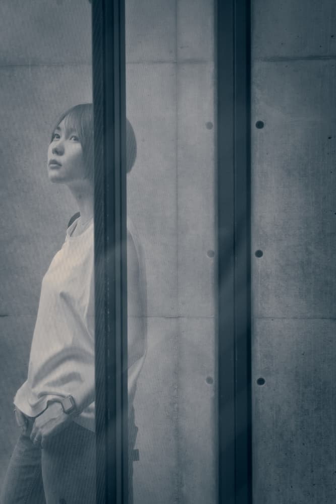 Thoughtful Urban Gaze by moucorn — canvas wall art