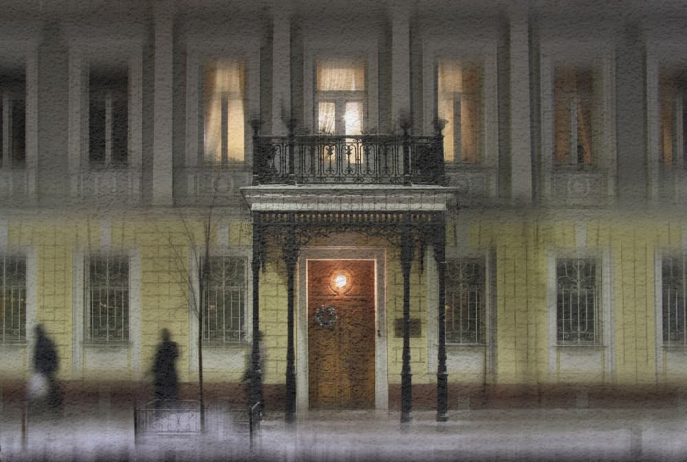 Elegant Night Entrance by Alexander Kiyashko — canvas wall art