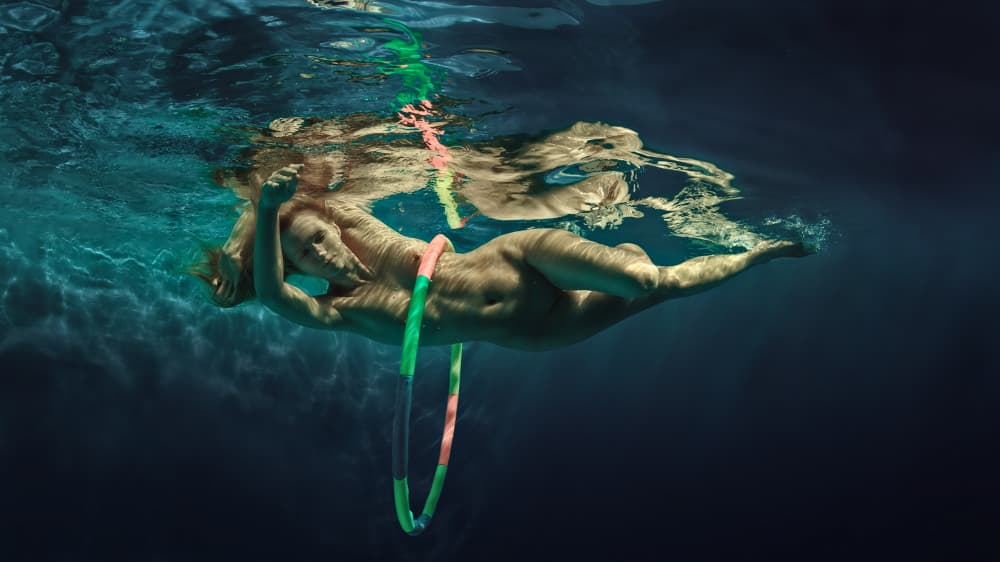 Underwater Hula Dance by Dmitry Frizel — canvas wall art