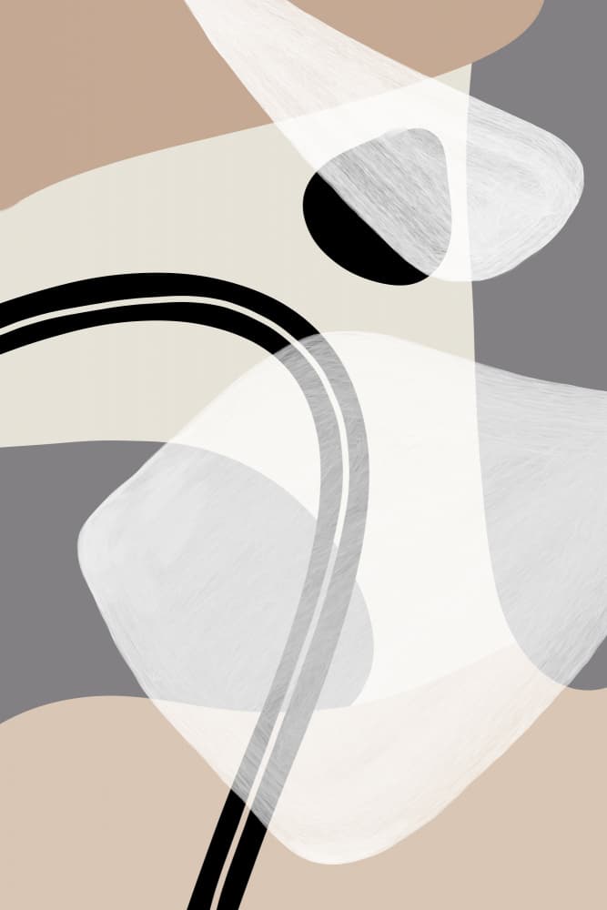Modern Minimalist Curves by Melanie Viola — canvas wall art