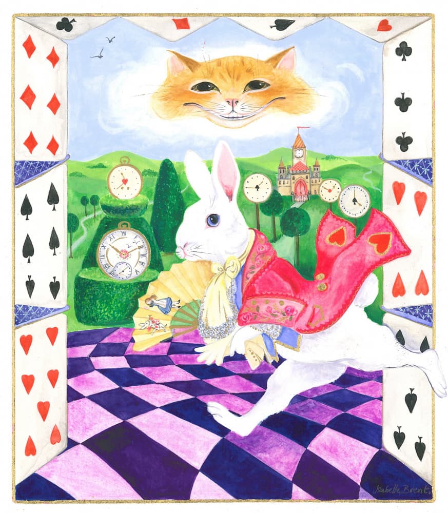 The White Rabbit by Isabelle Brent — canvas wall art