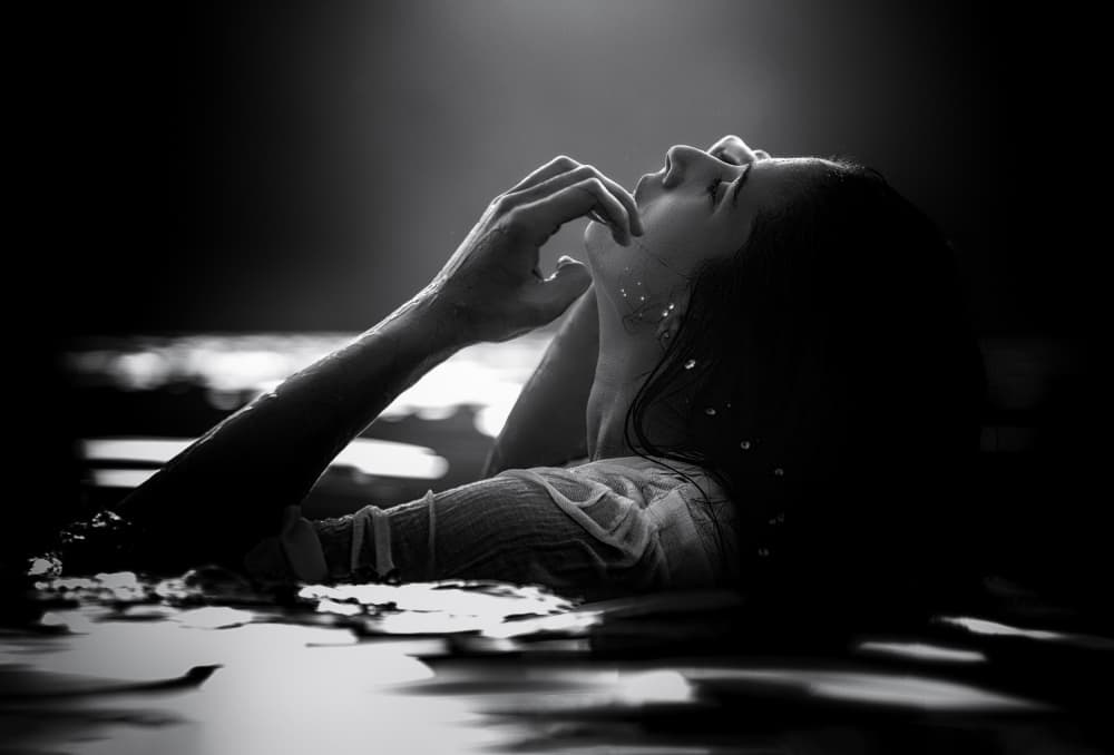 Woman's Quiet Reflection by Toni Fidanza — canvas wall art
