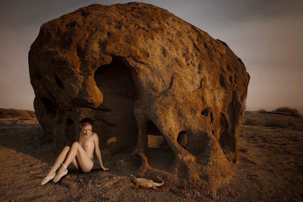 Nude Desert Rock by Christine von Diepenbroek — canvas wall art