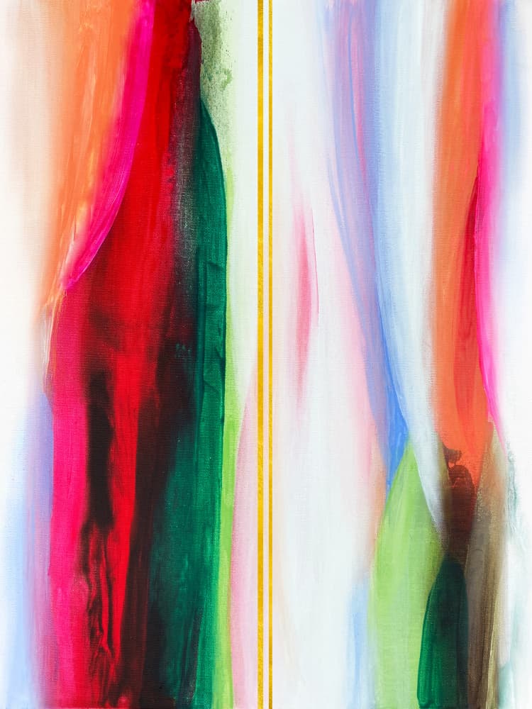 Vibrant Fluid Colors by Alyson Storms — canvas wall art