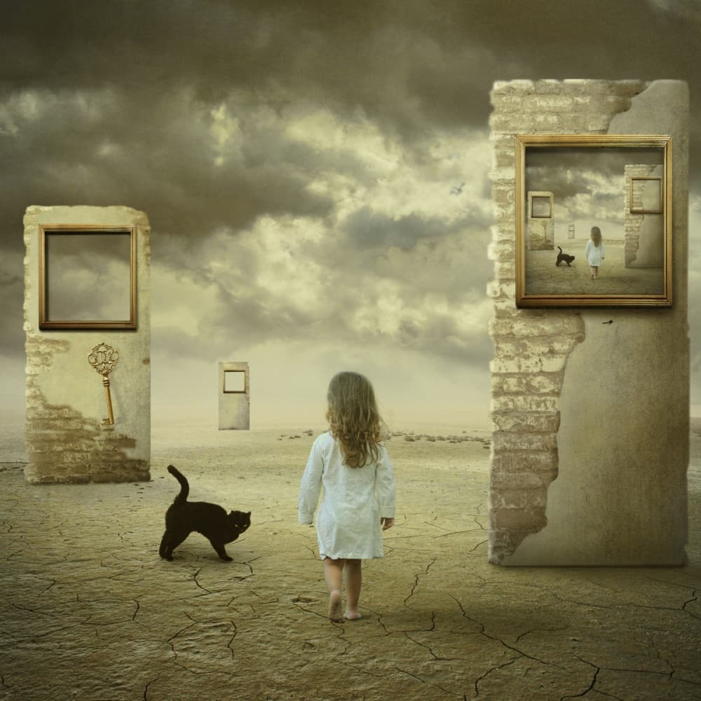 Little Girl's Dream by Svetlana Melik-Nubarova — canvas wall art