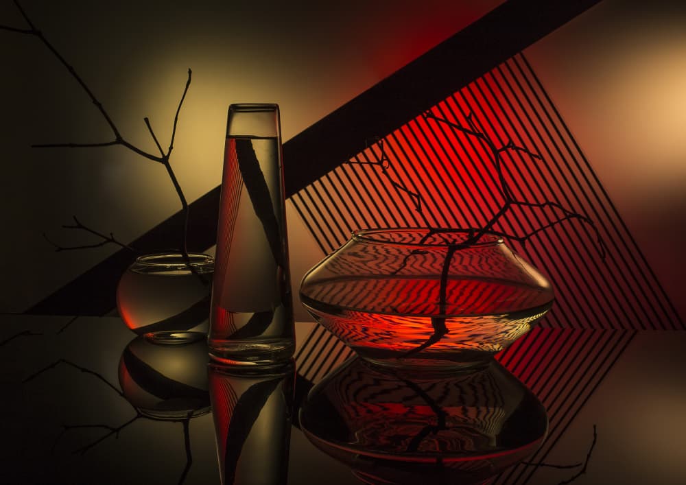 Elegant Still Life Glow by Evgeniy Popov — canvas wall art