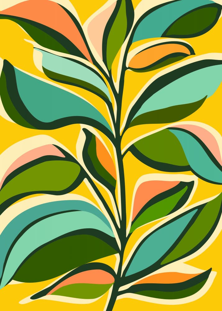 Celebration 1 Abstract Series.png by Kristian Gallagher — canvas wall art