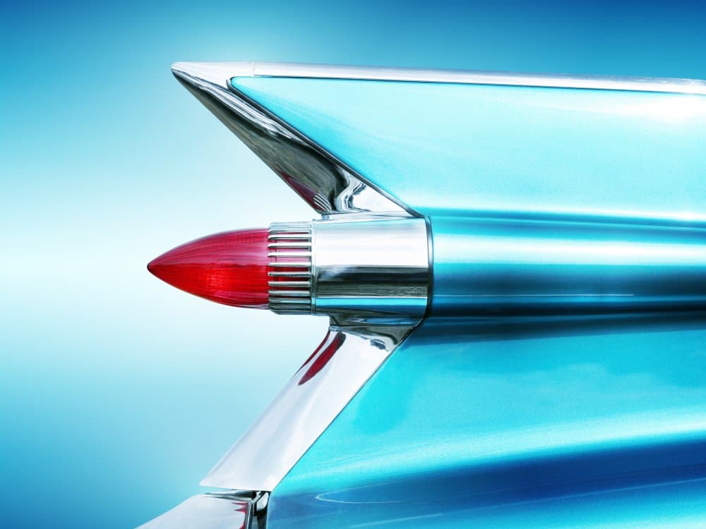 Vintage Car Tailfin by Beate Gube — canvas wall art