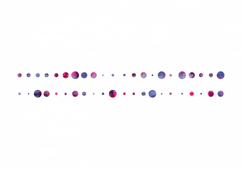 Vibrant Geometric Dots by Fabiana Silveira — canvas wall art