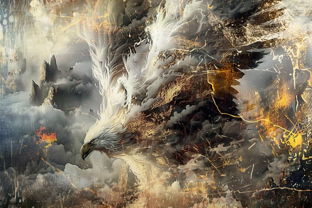 Majestic Spirit Eagle by Rafal Kulik — canvas wall art