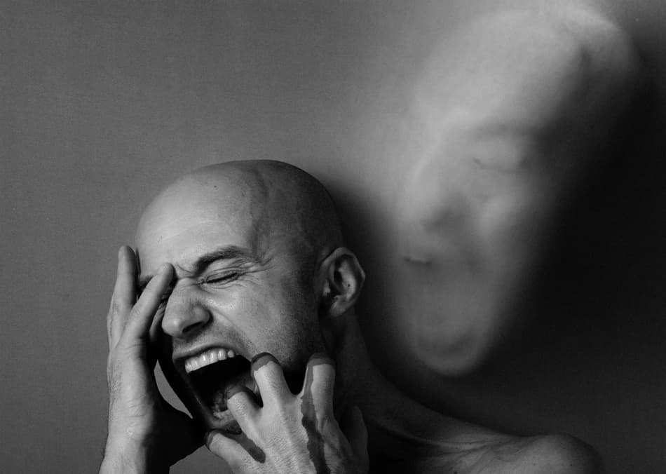 Man's Agony Scream by Korpan Pavlo — canvas wall art