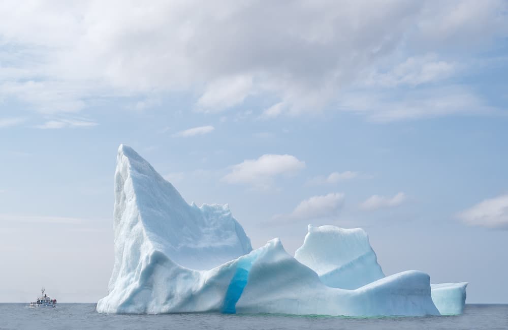 Majestic Arctic Iceberg by Michel Groleau — canvas wall art