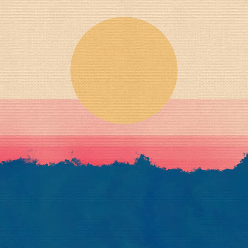 Golden Sunset Horizon by Dina Dankers — canvas wall art