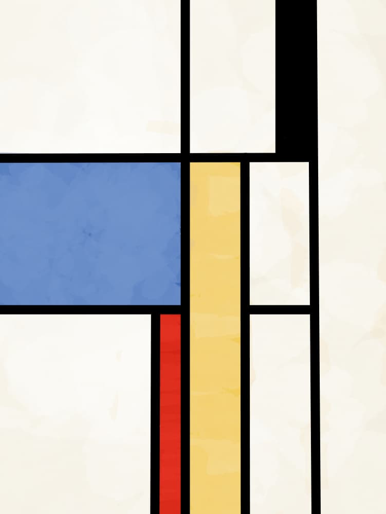 Modern Abstract Grid by Sannel Larson — canvas wall art