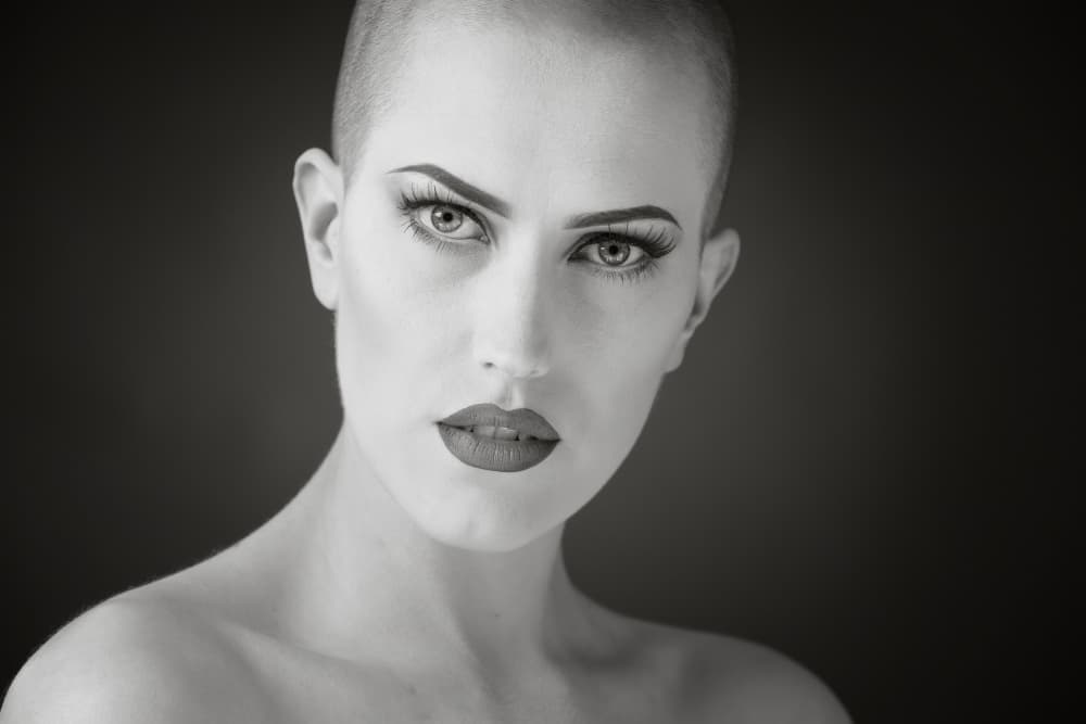 Buzzcut Beauty Portrait by Catchlight Studio — canvas wall art