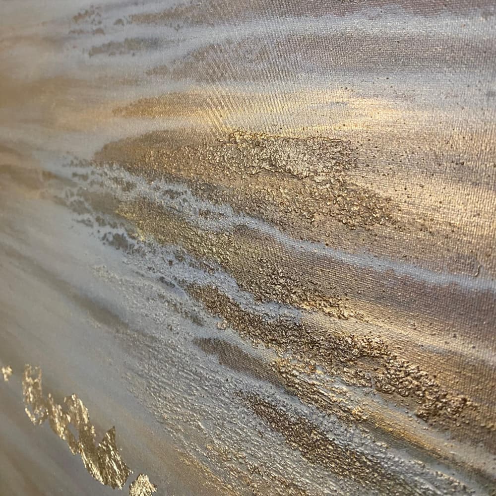 Elegant Gold Shimmer by Gabriela Aleksandra Szuba — canvas wall art