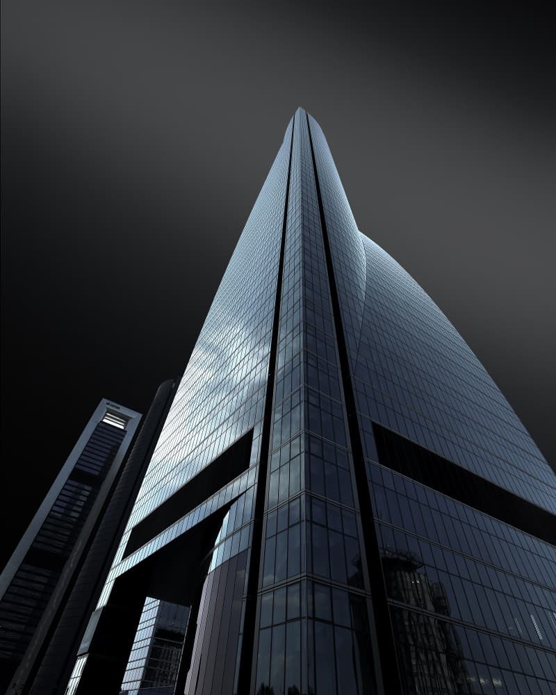 Modern Urban Skyscraper by Jorge Pimenta — canvas wall art