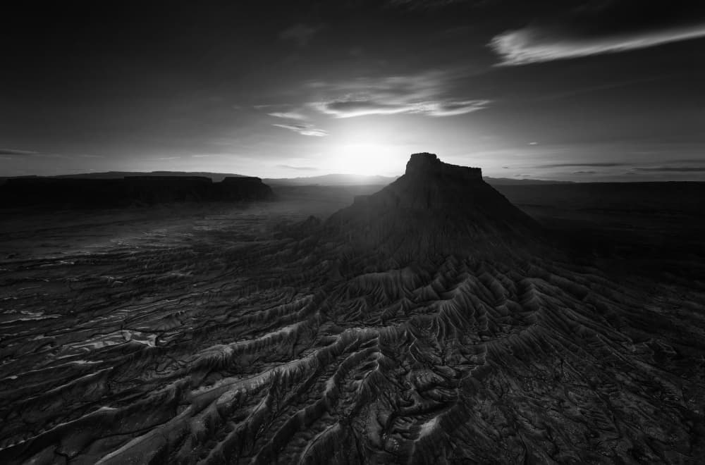 Southwest Mesa Dawn by Ruiqing P. — canvas wall art