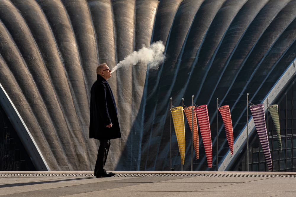Modern City Vaper by Jure Kravanja — canvas wall art