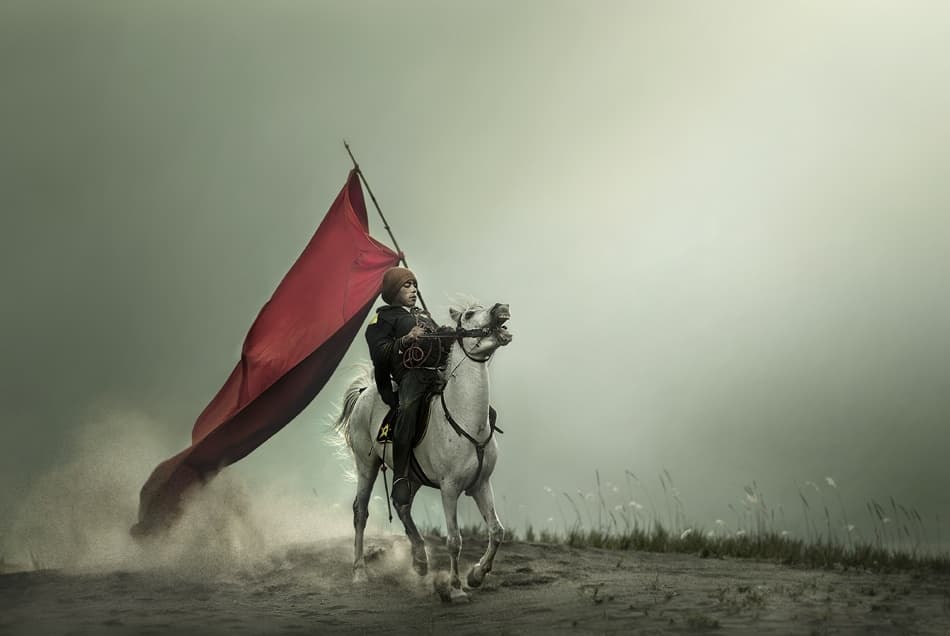 The messenger by Sebastian Kisworo — canvas wall art