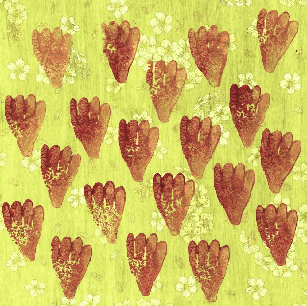 Earthy Botanical Pattern by Santhosh ch — canvas wall art
