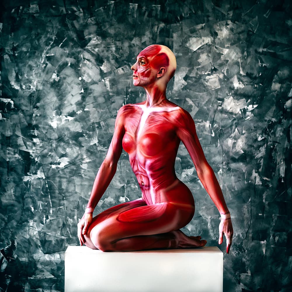 Artistic Anatomy Figure by Ruslan Bolgov — canvas wall art